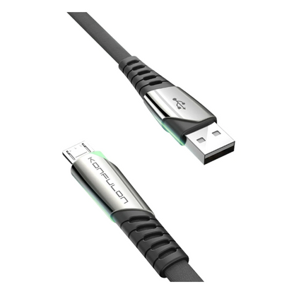 Konfulon DC16 Micro USB Kablo 1M 2.4A - Siyah