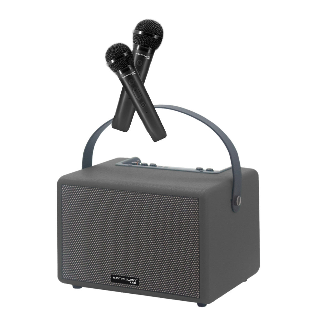 Konfulon F31 50W Sürücülü 2 Adet Mikrofonlu BT 5.2 Kablosuz Hoparlör