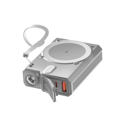 Joko J38 10.000 mAh 20W PD Led Işıklı Magsafe Powerbank - Gri