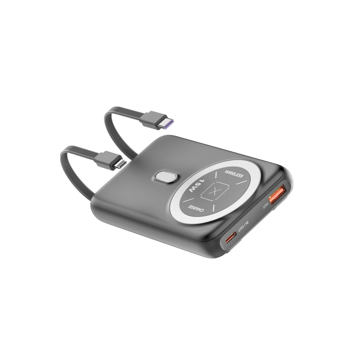 Joko J39 10.000 mAh 20W PD Dahili Kablolu Magsafe Powerbank - Siyah