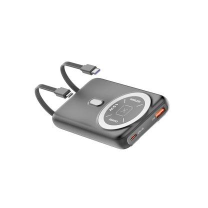 Joko J39 10.000 mAh 20W PD Dahili Kablolu Magsafe Powerbank - Siyah