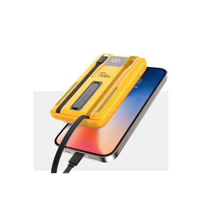Joko J39 10.000 mAh 20W PD Dahili Kablolu Magsafe Powerbank - Siyah
