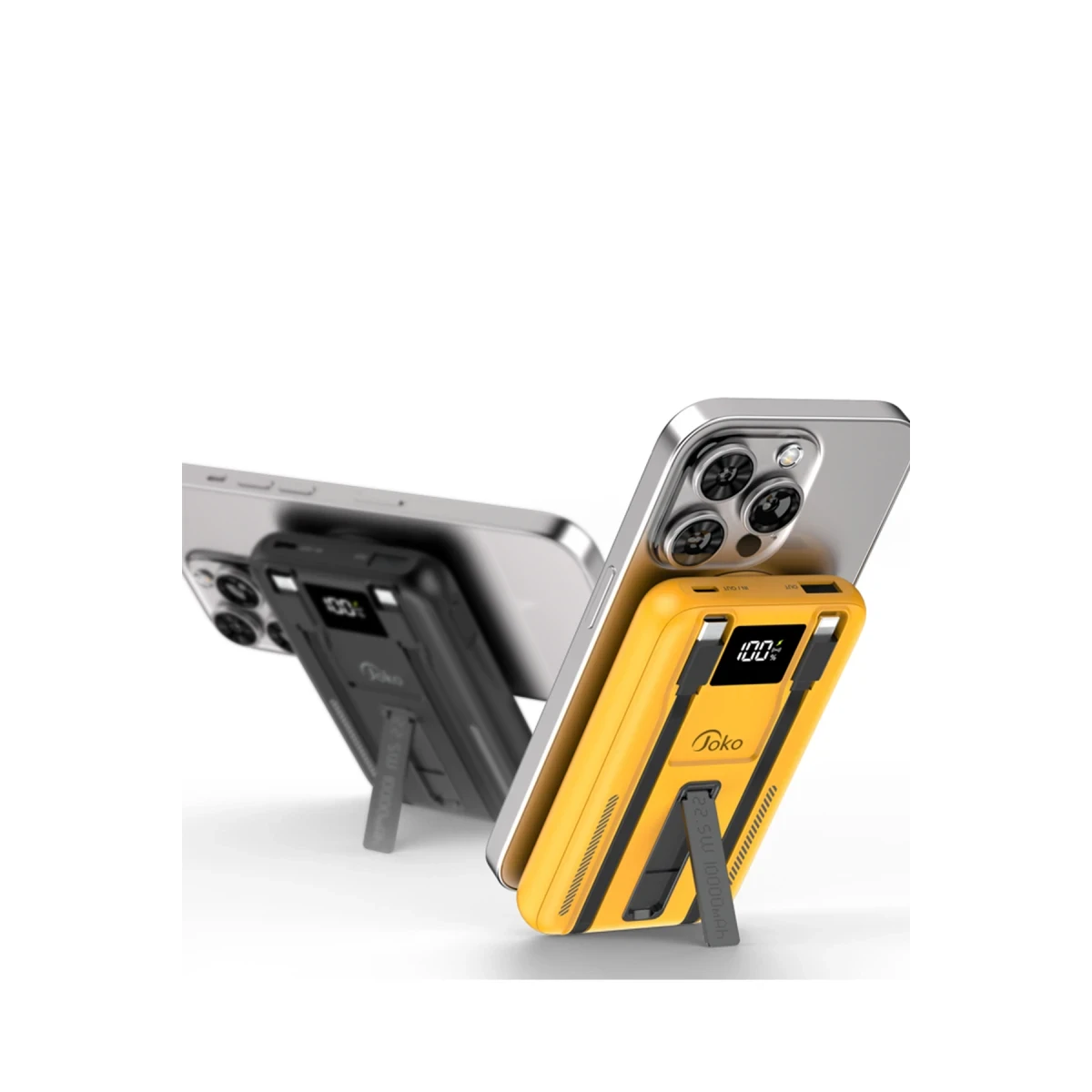Joko J39 10.000 mAh 20W PD Dahili Kablolu Magsafe Powerbank - Siyah