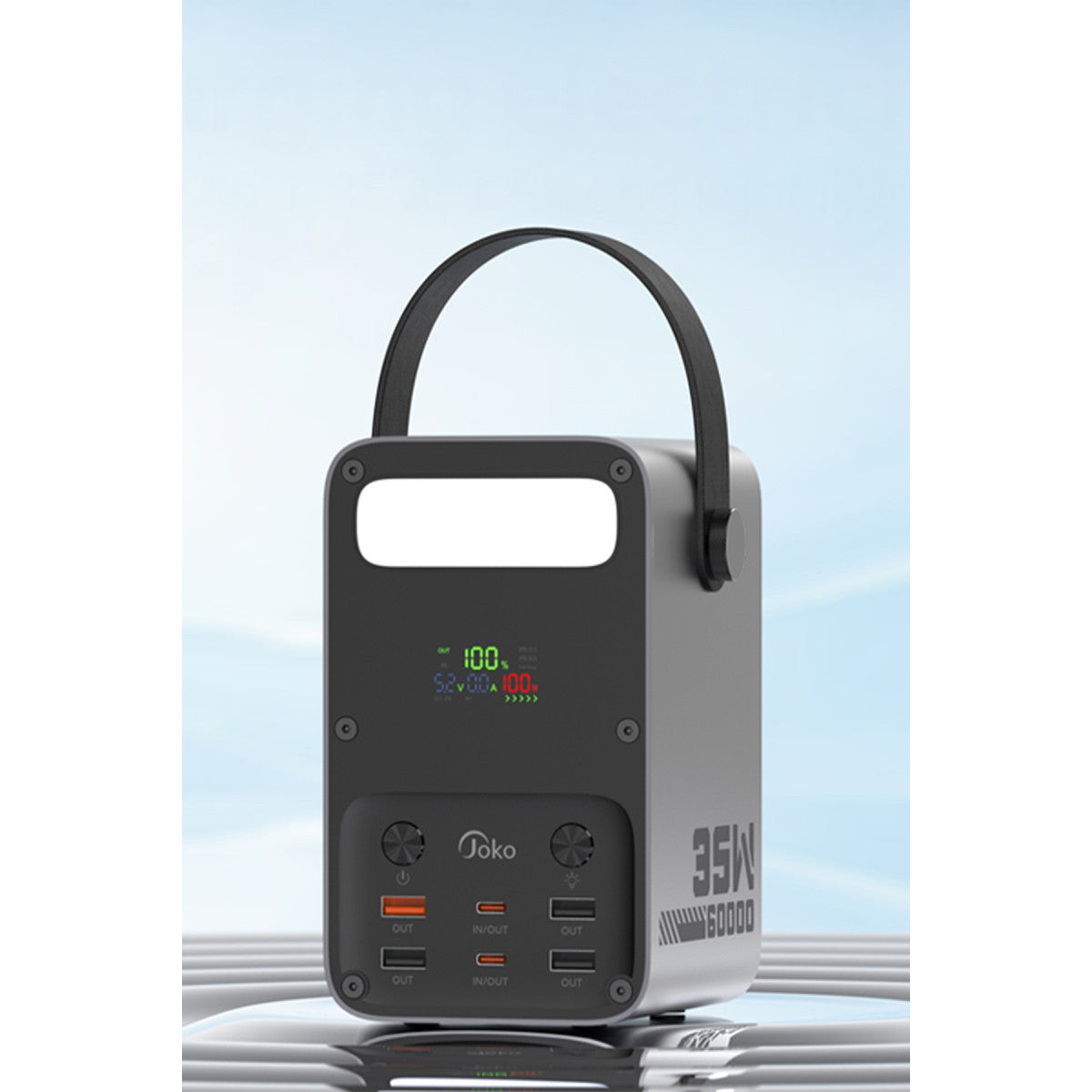 Joko J51 60.000 mAh Dijital Sarj Göstergeli Led Işıklı 35W PD Powerbank