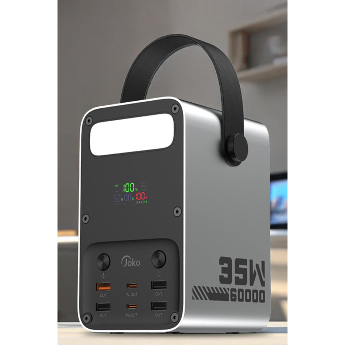 Joko J52 80.000 mAh Dijital Şarj Göstergeli Led Işıklı 35W PD Powerbank