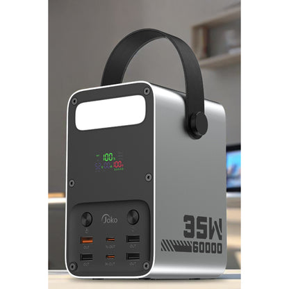 Joko J52 80.000 mAh Dijital Şarj Göstergeli Led Işıklı 35W PD Powerbank