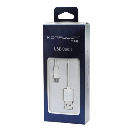 Konfulon S02 Micro USB Kablo 3M 2.4A