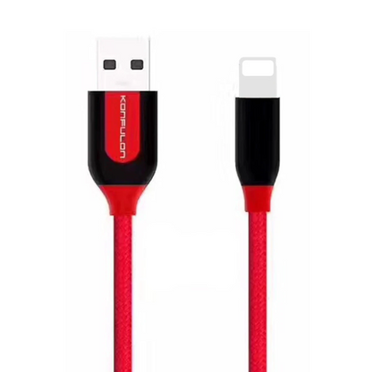 Konfulon S51 Lightning Kablo iphone Uyumlu 1M 3A - Kırmızı