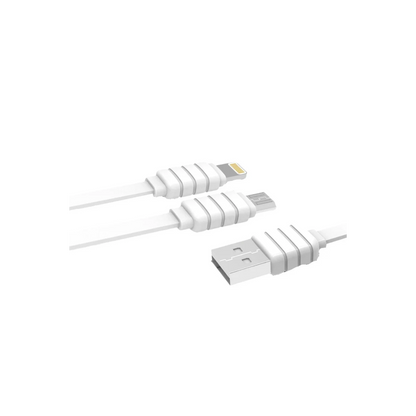 Konfulon S56 2in1 (Lightning-Micro USB) Kablo 1.2M 2.1A