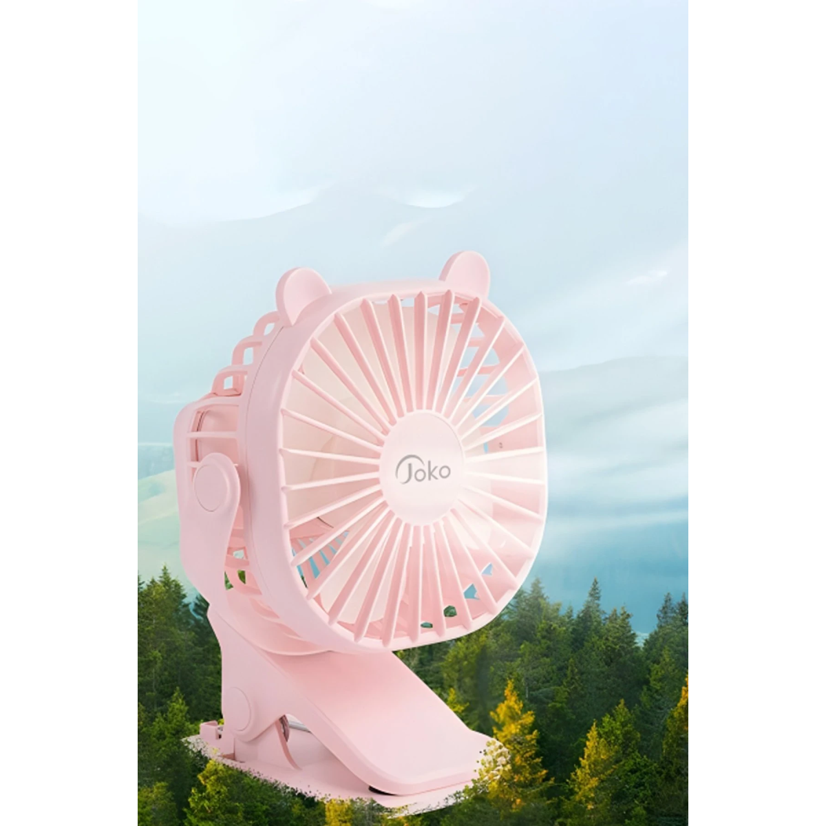 Joko JS03 Masaüstü Soğutma Fanı - Pembe
