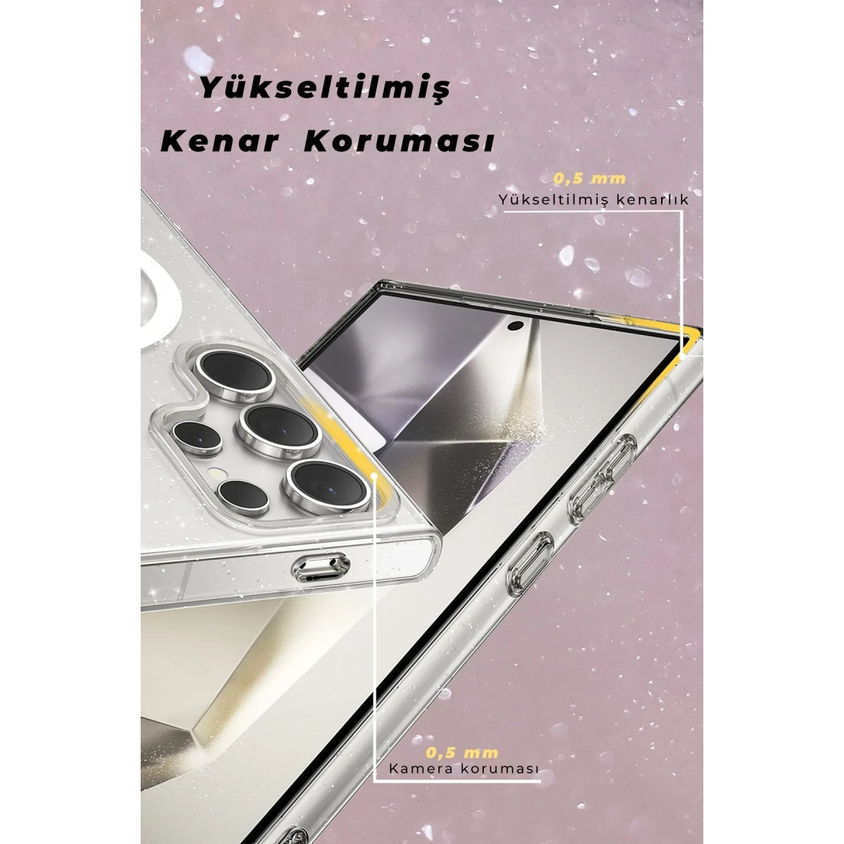 Joko Samsung Galaxy S23 Ultra Kılıf Star Magsafe Kapak - Siyah