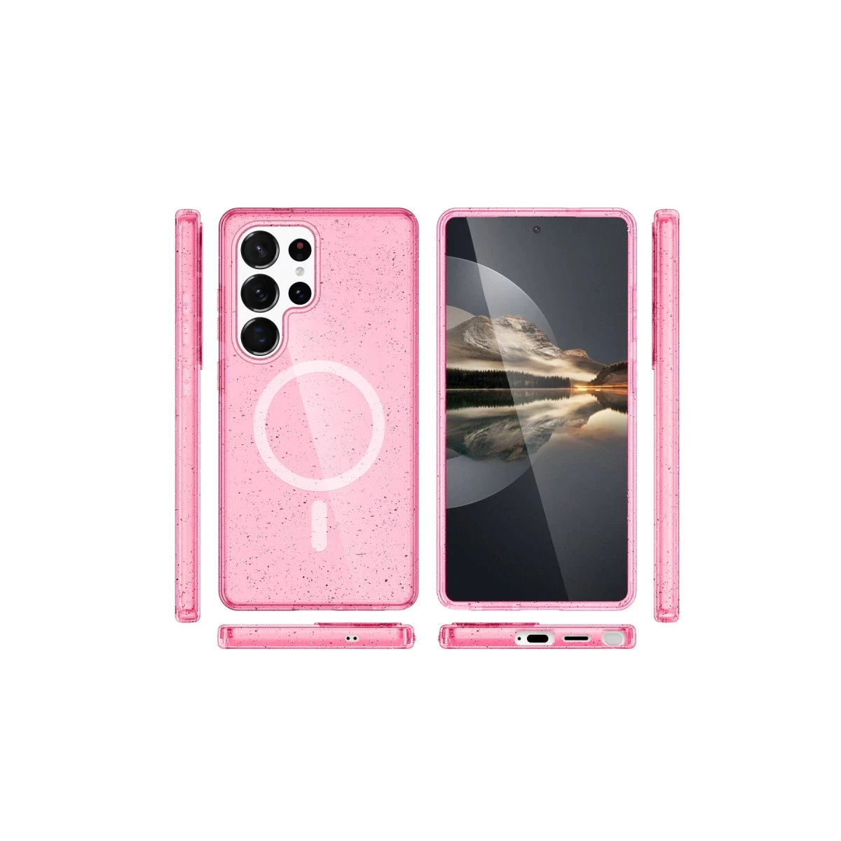Joko Samsung Galaxy S24 Ultra Kılıf Star Magsafe Kapak - Pembe