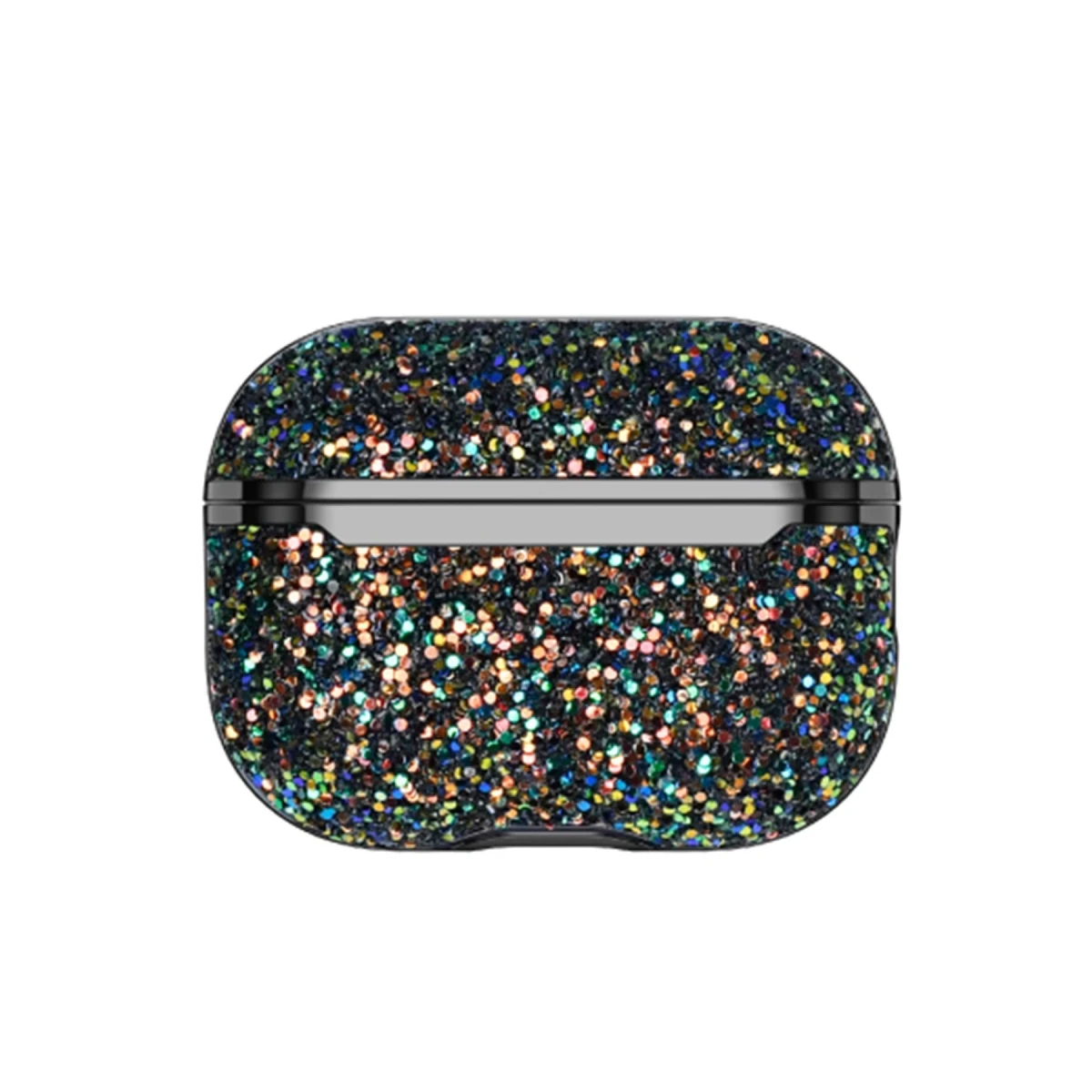 Onegif Apple Airpods 2 (2.nesil) Bright Simli Airpods Kapak - Siyah