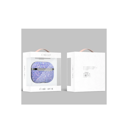 Onegif Apple Airpods 3 (3.nesil) Bright Simli Airpods Kapak - Gold