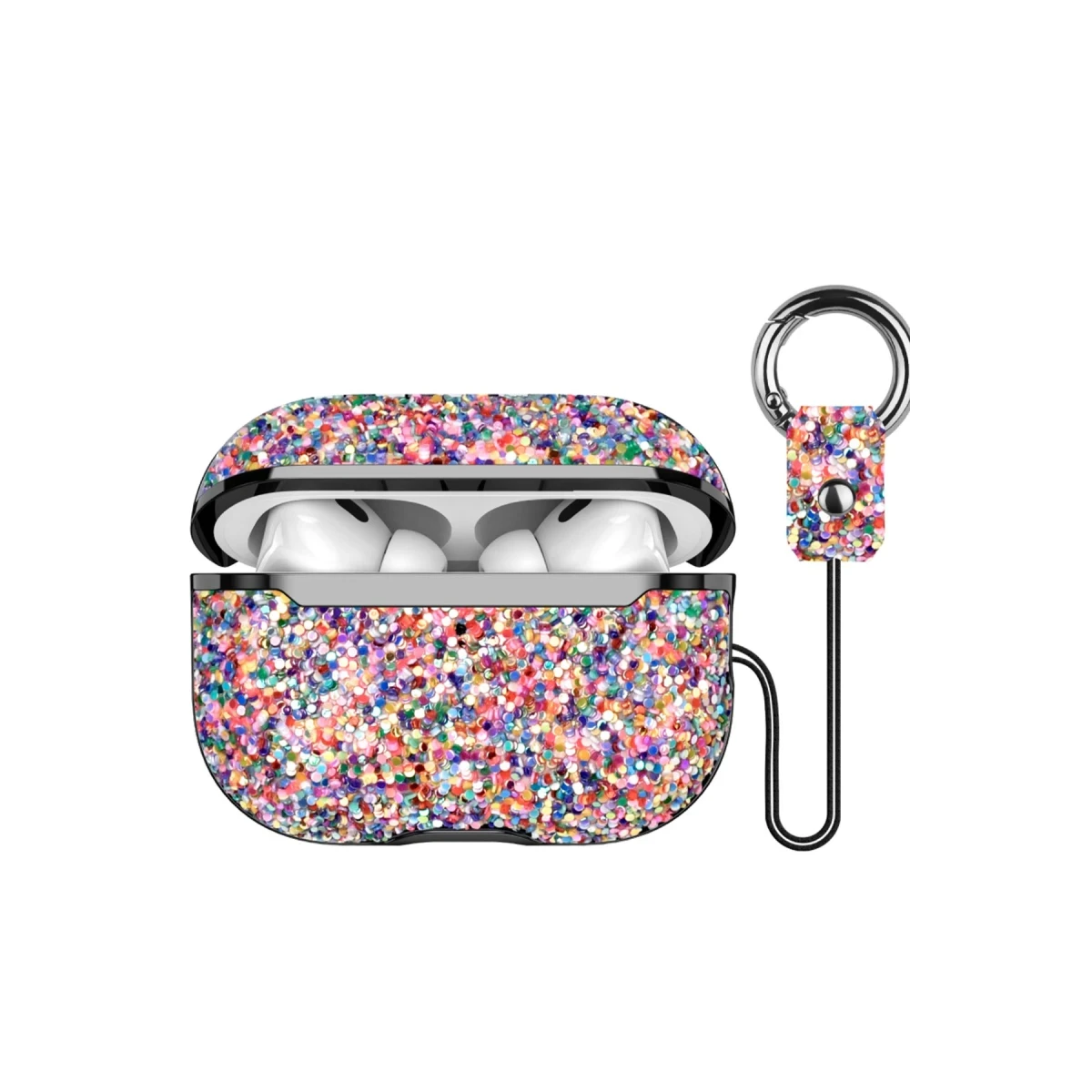 Onegif Apple Airpods 3 (3.nesil) Bright Simli Airpods Kapak - Gold