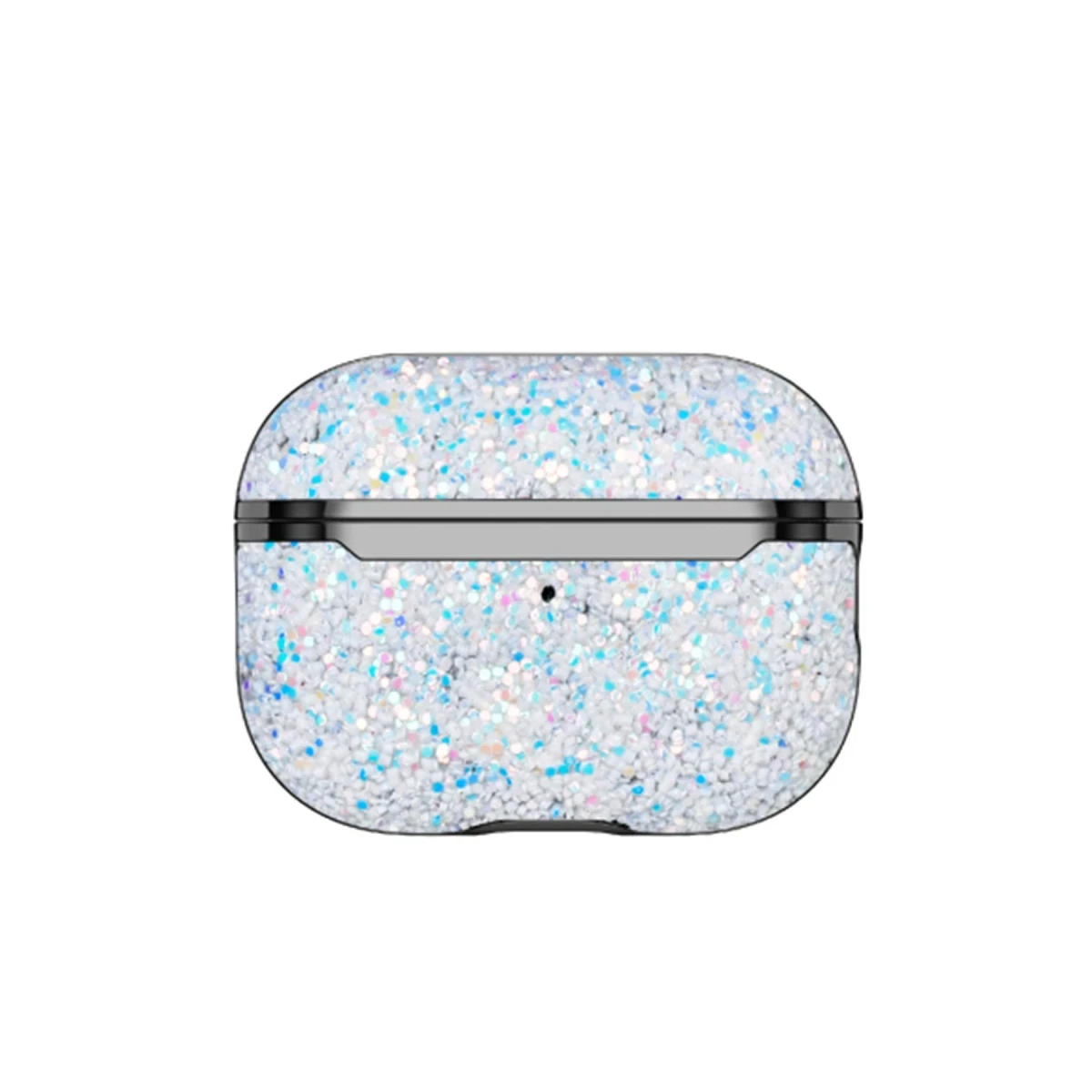 Onegif Apple Airpods 3 (3.nesil) Bright Simli Airpods Kapak - Gümüş