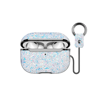Onegif Apple Airpods 3 (3.nesil) Bright Simli Airpods Kapak - Gümüş