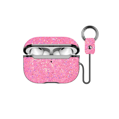 Onegif Apple Airpods Pro 2 (2.nesil) Bright Simli Airpods Kapak - Pembe