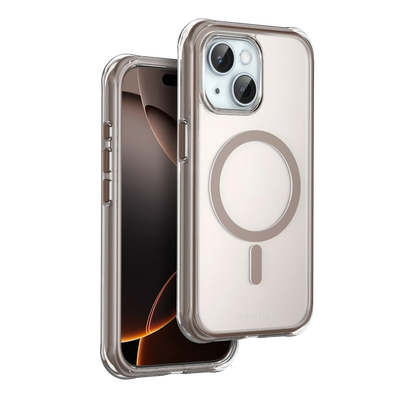 Onegif Apple iPhone 15 Hulk Magsafe Kapak - Çöl Titanyum