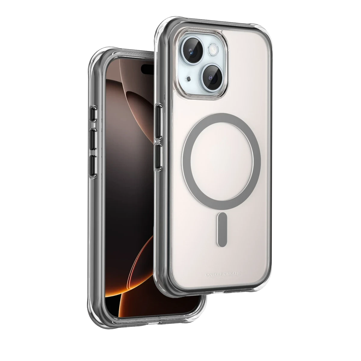Onegif Apple iPhone 15 Hulk Magsafe Kapak - Siyah