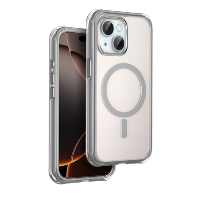 Onegif Apple iPhone 15 Hulk Magsafe Kapak - Titan Gri