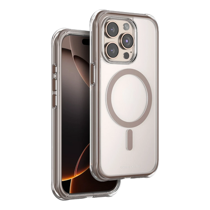 Onegif Apple iPhone 15 Pro Max Hulk Magsafe Kapak - Çöl Titanyum