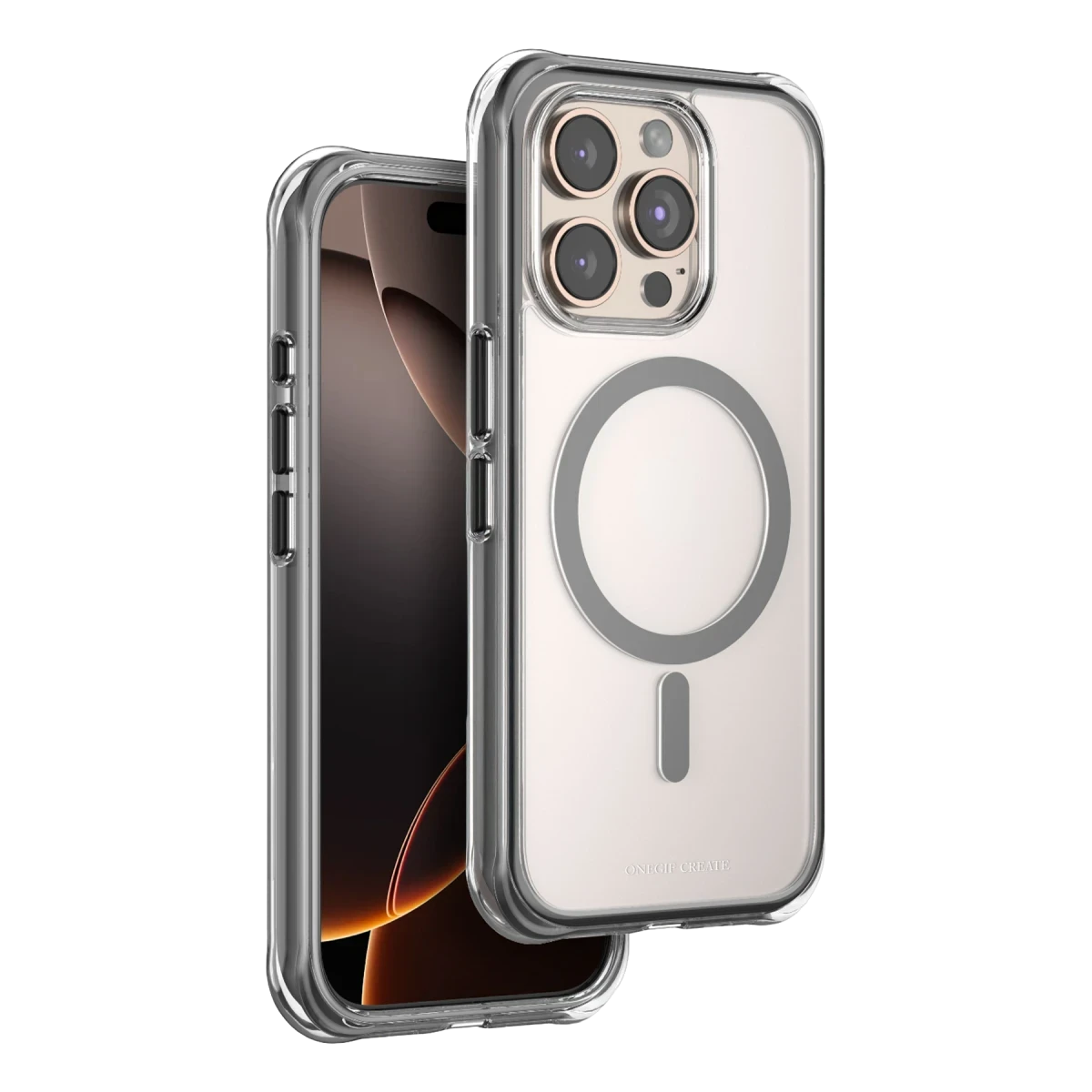 Onegif Apple iPhone 15 Pro Max Hulk Magsafe Kapak - Siyah