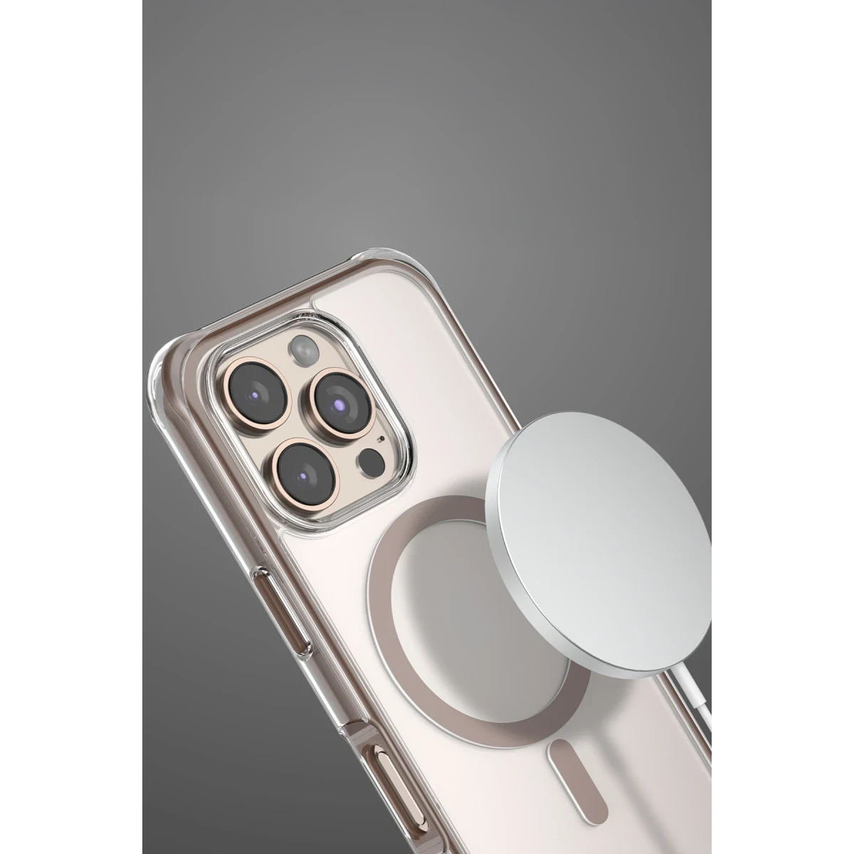Onegif Apple iPhone 16 Pro Hulk Magsafe Kapak - Beyaz