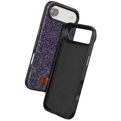 Onegif Apple iPhone 17 Air Bright Simli Kapak - Derin Mor