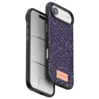 Onegif Apple iPhone 17 Air Bright Simli Kapak - Derin Mor