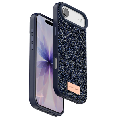 Onegif Apple iPhone 17 Air Bright Simli Kapak - Mavi
