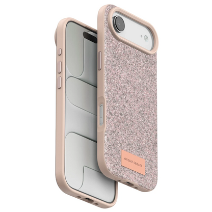 Onegif Apple iPhone 17 Air Bright Simli Kapak - Pembe