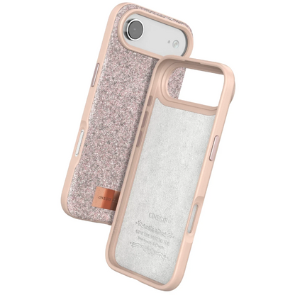 Onegif Apple iPhone 17 Air Bright Simli Kapak - Pembe