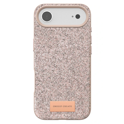 Onegif Apple iPhone 17 Air Bright Simli Kapak - Pembe