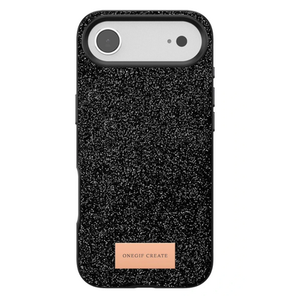 Onegif Apple iPhone 17 Air Bright Simli Kapak - Siyah