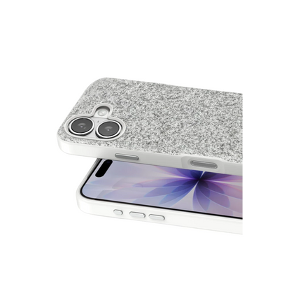 Onegif Apple iPhone 17 Bright Simli Kapak - Beyaz