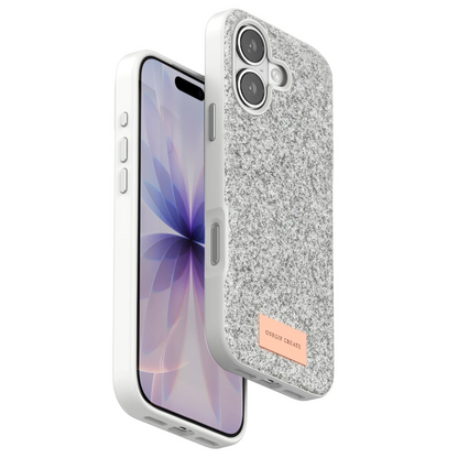 Onegif Apple iPhone 17 Bright Simli Kapak - Beyaz