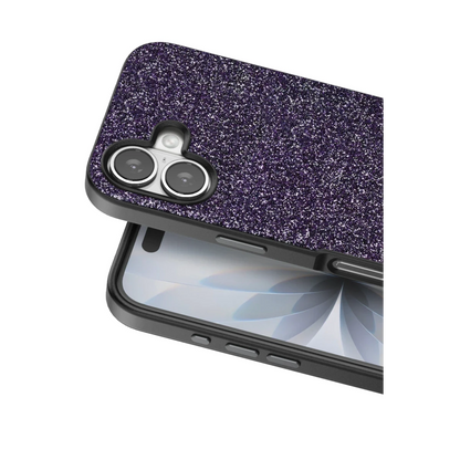 Onegif Apple iPhone 17 Bright Simli Kapak - Derin Mor
