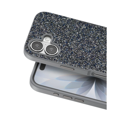 Onegif Apple iPhone 17 Bright Simli Kapak - Gümüş