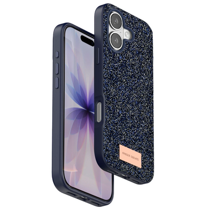 Onegif Apple iPhone 17 Bright Simli Kapak - Mavi
