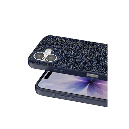 Onegif Apple iPhone 17 Bright Simli Kapak - Mavi