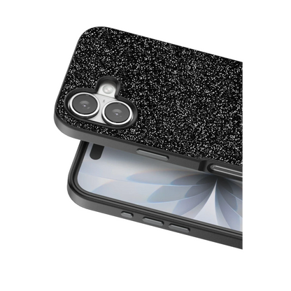 Onegif Apple iPhone 17 Bright Simli Kapak - Siyah