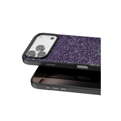 Onegif Apple iPhone 17 Pro Bright Simli Kapak - Derin Mor