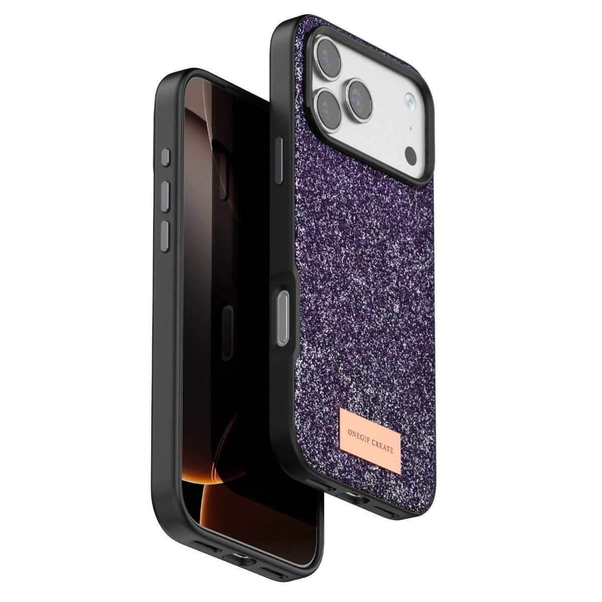 Onegif Apple iPhone 17 Pro Bright Simli Kapak