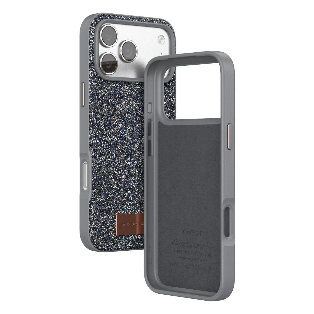 Onegif Apple iPhone 17 Pro Bright Simli Kapak