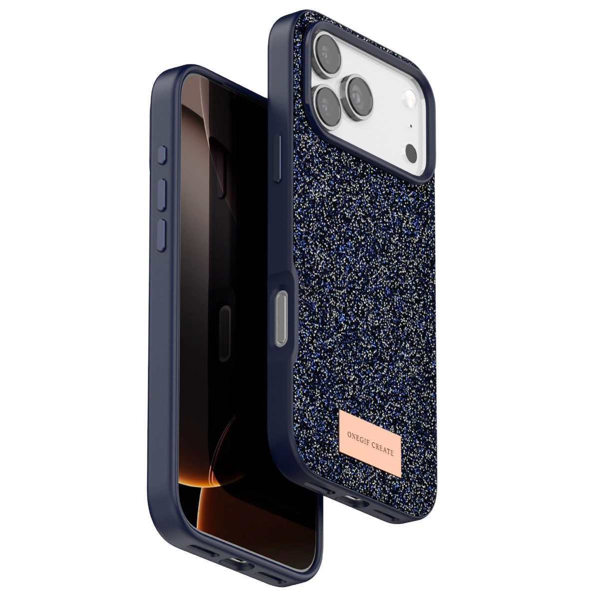 Onegif Apple iPhone 17 Pro Bright Simli Kapak