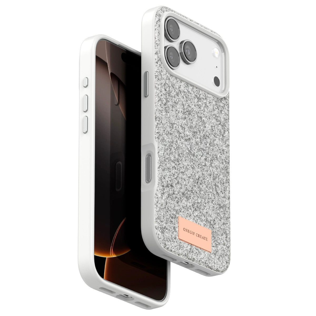 Onegif Apple iPhone 17 Pro Max Bright Simli Kapak