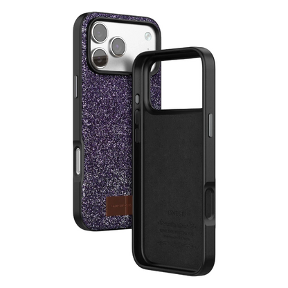 Onegif Apple iPhone 17 Pro Max Bright Simli Kapak - Derin Mor