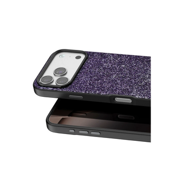 Onegif Apple iPhone 17 Pro Max Bright Simli Kapak - Derin Mor