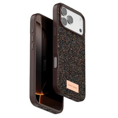 Onegif Apple iPhone 17 Pro Max Bright Simli Kapak - Gold